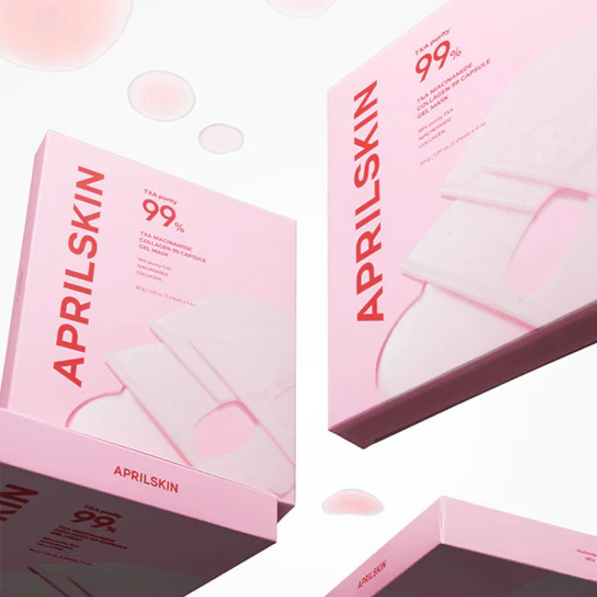 TXA Niacinamide Collagen 99 Capsule Gel Mask Set