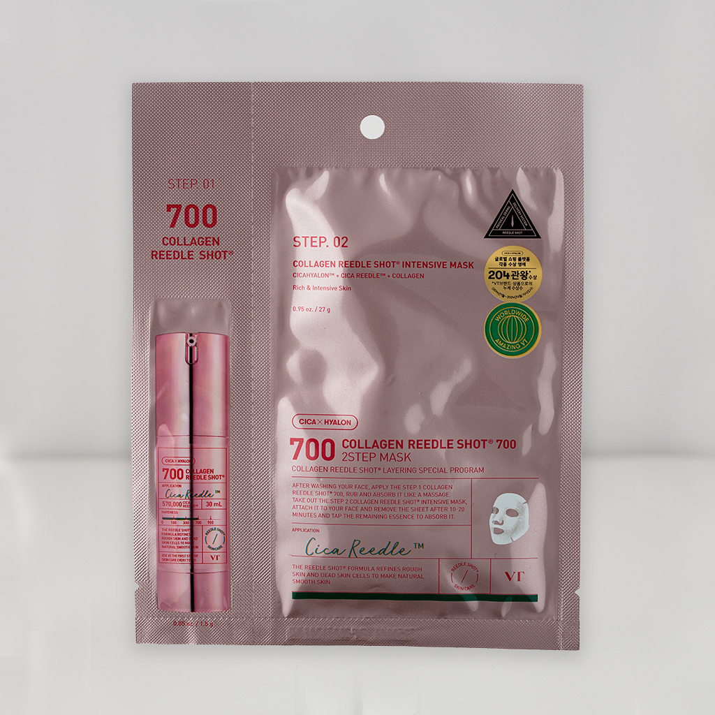 Masque hydrogel en 2 étapes Collagen Reedle Shot 700 [1 feuille]
