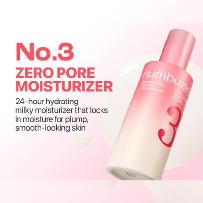 No.3 Bifida Bakuchiol Zero Pore Milky Moisturizer [150ml]